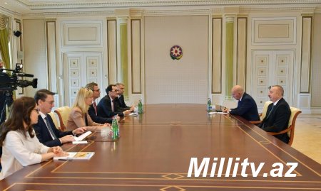 İlham Əliyev Beynəlxalq Maliyyə Korporasiyasının vitse-prezidentini qəbul etdi - FOTO