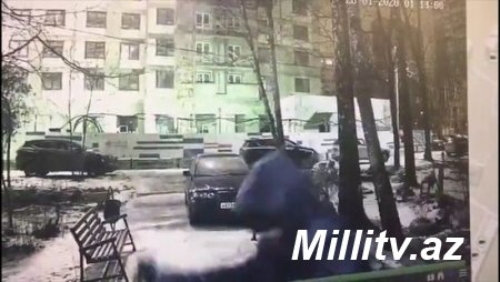 Moskvada azərbaycanlının öldürülmə anı - ANBAAN VİDEO