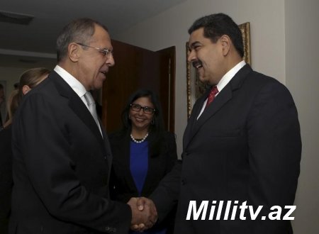 Lavrov Maduro ilə görüşmək üçün Venesuelaya gedib