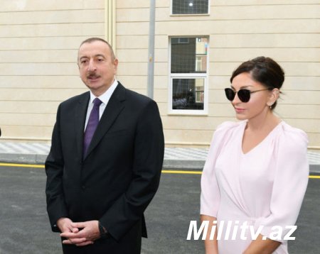 İlham Əliyev və Mehriban Əliyeva açılışda - FOTO
