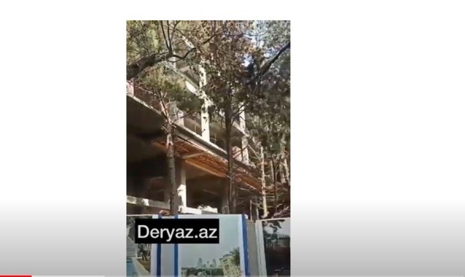Nərimanov rayonunda ŞOK: Uşaq bağçası adı altında yaşayış binası tikilir - Burası AZƏRBAYCANDIR!