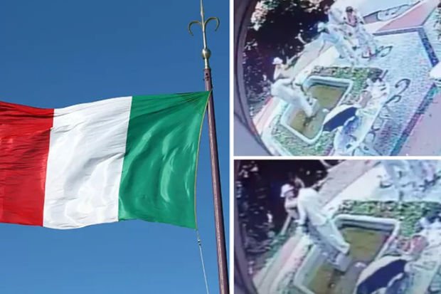 Alman turistlər İtaliyada 200 min avroluq heykəli aşırıblar